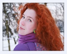 Orange-weiße Winter / ***