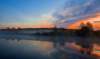 Morgennebel. / ***