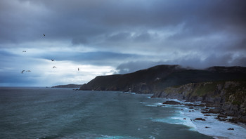 Costa de Galicia / Paisaje de la costa Gallega, España