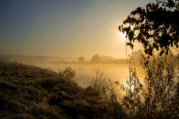 Morgen auf dem See. / ***