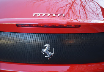 Ferrari 3 / Vintage Ferrari rear view