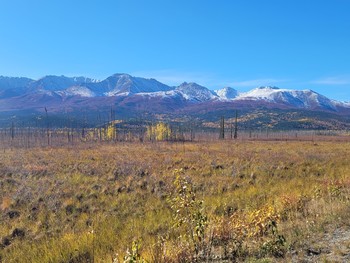 Alaska Calls / The beautiful start of the Alaskan mountain range in the east.