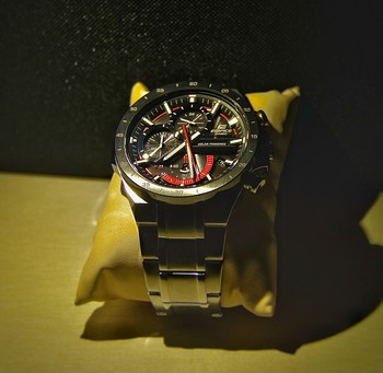 The red circle / A casio edifice masterpiece.