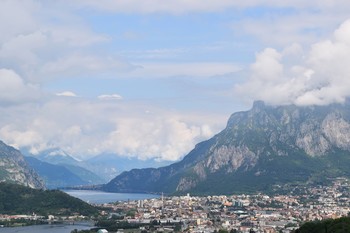 Lecco on Lake Como / Lecco the town of Manzoni's Promessi Sposi on Lake Como