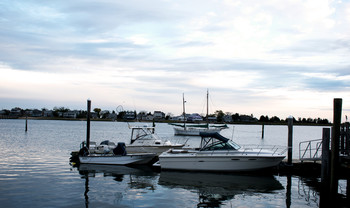 On the Sound / A moment on the pier just before sunset in Clinton, CT.