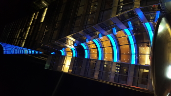 Lit Blue / Walking around the City of New York, you find some amazing things to be able to capture on camera.