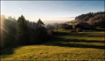 Herbstnebel / Am Abend