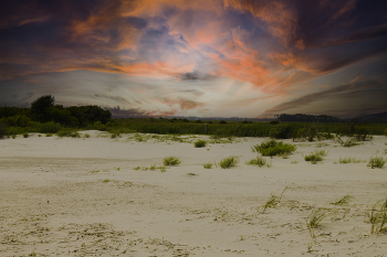 The Sunset Beach / The Sunset Beach, is captured at Folly Beach, in Folly Beach, South Carolina.