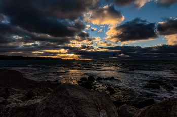 Abendstimmung am Meer / ***