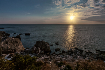 Abendstimmung am Meer / ***