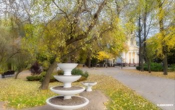 In der Herbst-Park. / ***