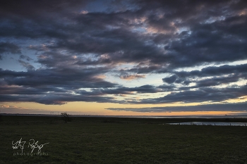 Vor dem Sturm / Nahender Sturm an der Nordsee