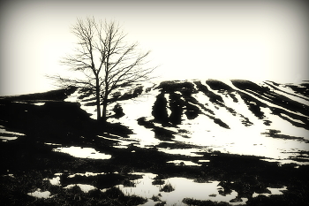 Schnee im März. / ***