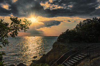 Abendstimmung am Meer / ***