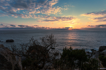 Abendstimmung am Meer / ***