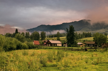 Der Abend nach dem regen. / ***