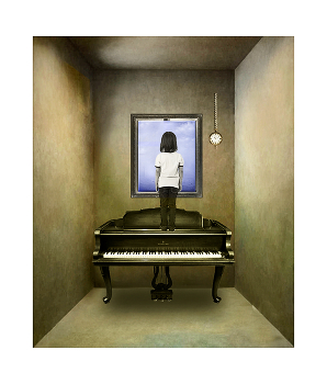 Der Musikunterricht / digital art