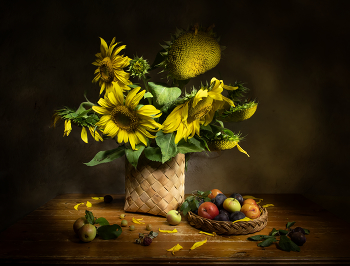 Sonnenblumen ... / ***