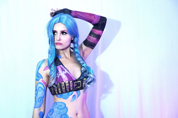 Jinx Body-Art - League of Legends / ***