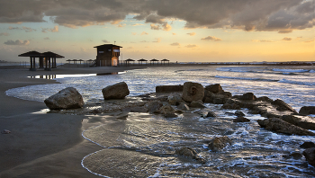 Abend Strand / ***