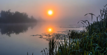 Herbst Morgengrauen. / ***