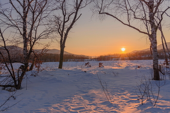 Sonnenuntergang im Winter / ***