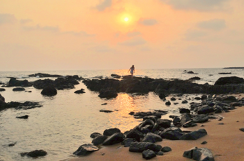 Abendstimmung am Meer / ***