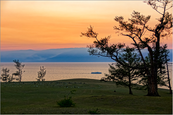 Abend auf dem Baikalsee / ***