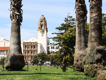 Mission Dolores Park in San Francisco / Mission Dolores Park in San Francisco