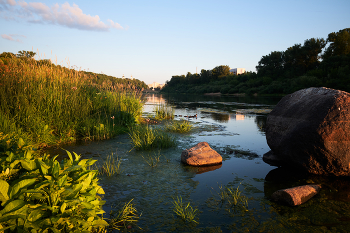 Abend auf dem Fluss / ***