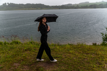 Unter dem Sommer regen / ***