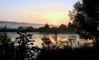 Morgen auf dem See. / ***
