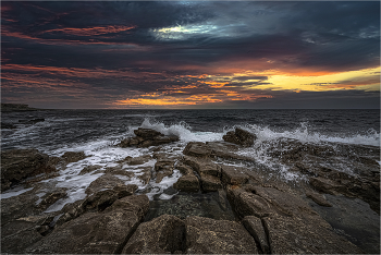 Das Schwarze Meer Sonnenuntergang / ***