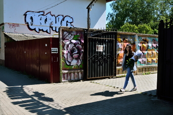 Mädchen mit Blumen / ***