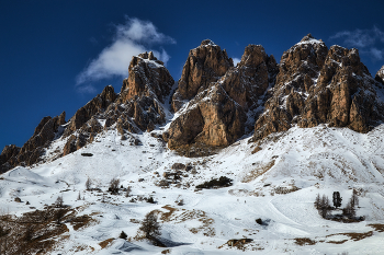 Auf dem Pass / Passo Gardena