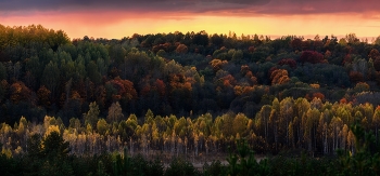 Herbst-Sonnenuntergang / ***