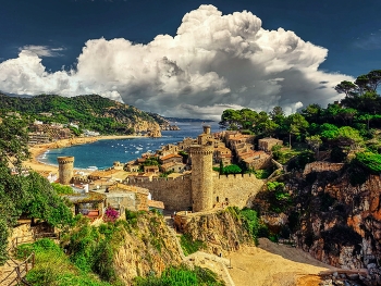 Tossa de Mar - Castell des de el camí de ronda - La Selva / Tossa de Mar - Castell des de el camí de ronda - La Selva