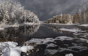 Nach einem Schneefall. / ***