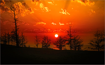 Sonnenuntergang am Baikalsee / ***
