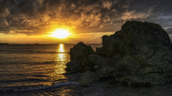 Abendstimmung am Meer / ***