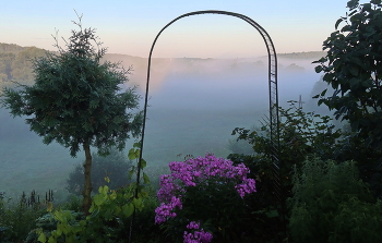 Die Straße im Morgennebel / ***