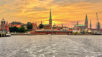 Lübeck - vista general - Alemanya / Lübeck - vista general - Alemanya