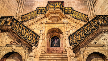 Burgos - Catedral (escaleras doradas) / Burgos - Catedral (escaleras doradas)