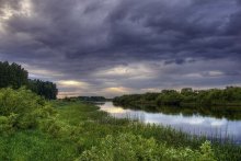 Regnerischen Abend über die Beresina / http://www.panoramio.com/photo/23180705