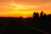 Sonnenuntergang an der Eastern Washington / ***