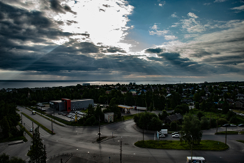 Blick aus dem Fenster / ***