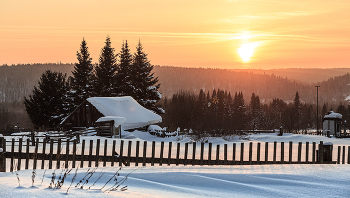 Sonnenuntergang im Winter / ***