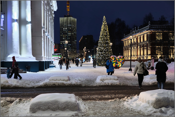 Nach einem Schneefall. / ***