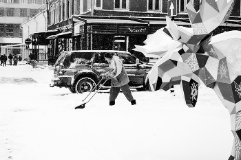 Schneefall ... / ***