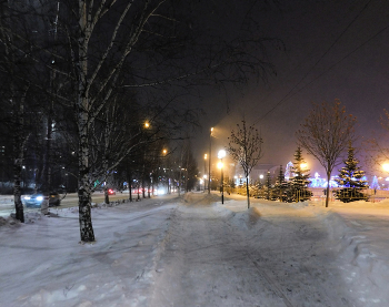 Abend im Januar / ***